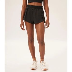 Girlfriend Collective Trail Short in Black